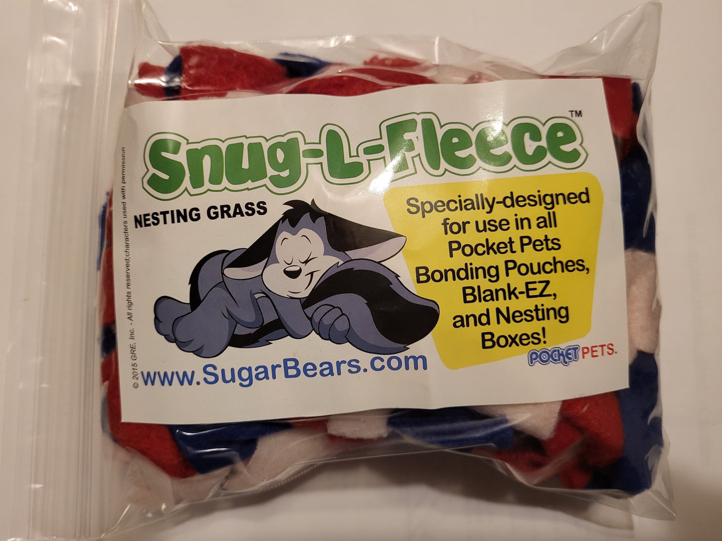 Snug-L-Fleece - Sugar Glider Nesting Fleece