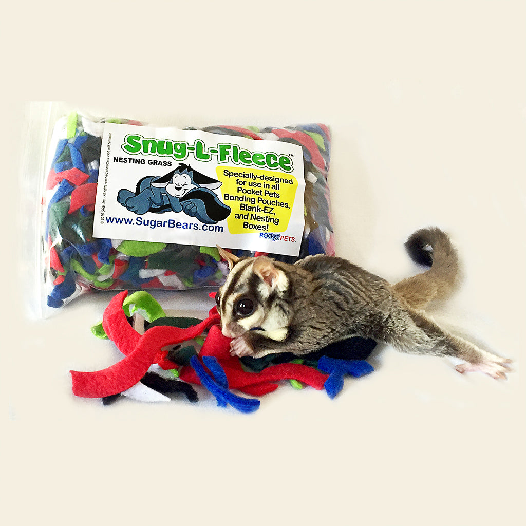 Snug-L-Fleece - Sugar Glider Nesting Fleece - Pocket Pets 