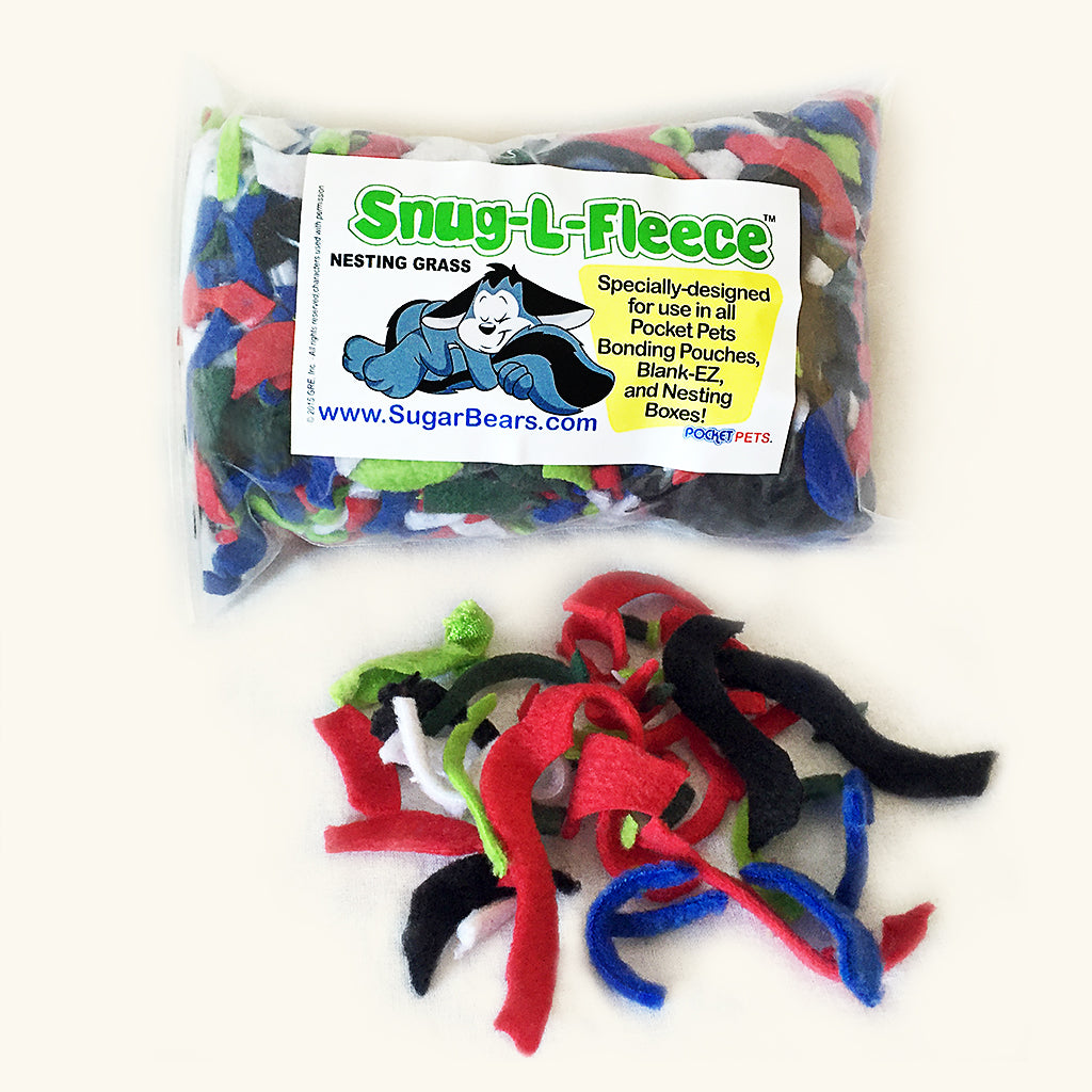 Snug-L-Fleece - Sugar Glider Nesting Fleece - Pocket Pets 